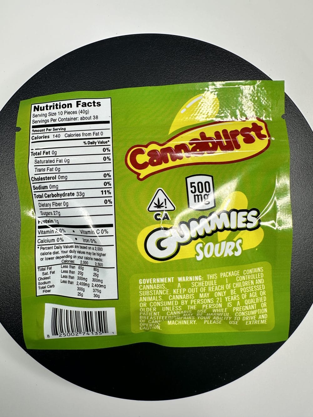 Cannaburst - Gummy Sours 500mg - Image 2