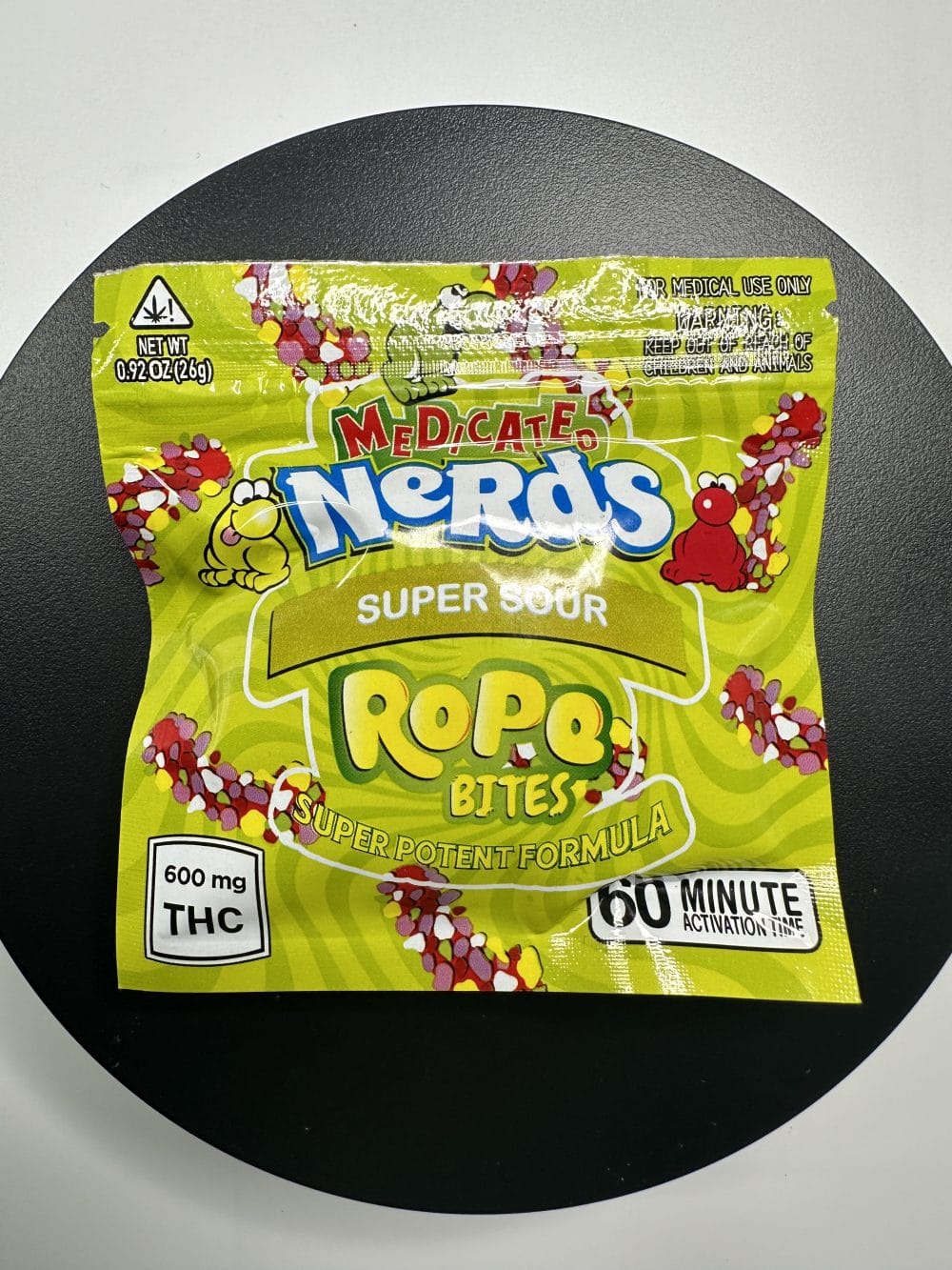 Medicated Nerds - Super Sour Rope Bites 600mg
