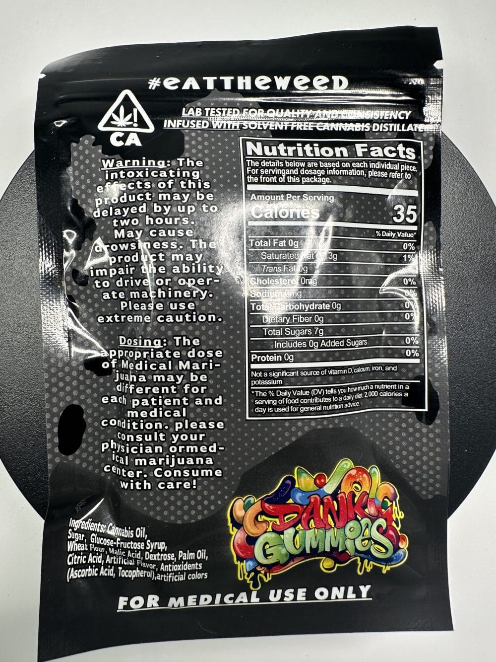 Dank Gummies - Watermelon 500mg - Image 2