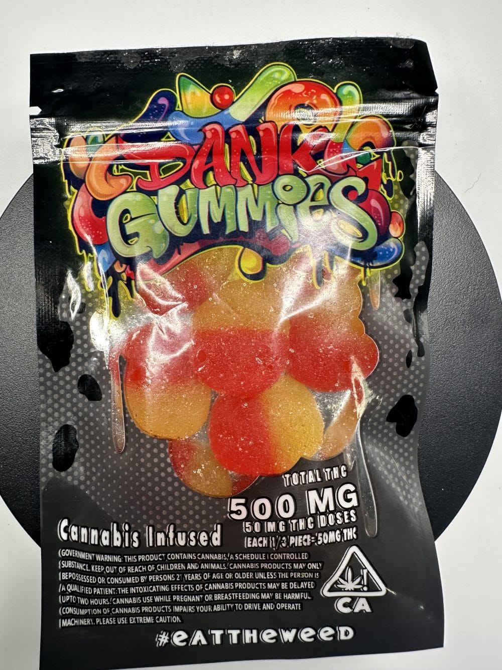 Dank Gummies - Sour Peaches 500mg